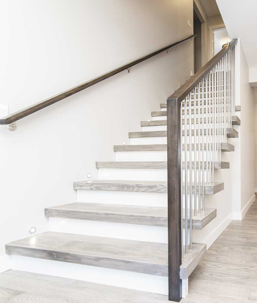 Flooring for stairs installation in Oklahoma City.