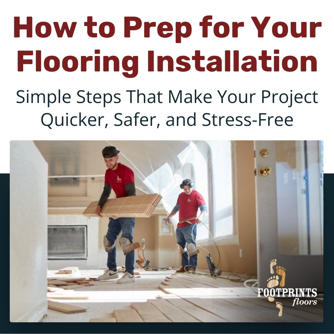When it's installation day, a little preparation before our crew arrives helps ensure everything is fast, safe, and stress-free.

Here are a few simple things you can do to get your home ready:

🐕 Secure Pets - Make sure your pets are comfortable and safely out of the way.
🖼️ Protect Fragile Items - Take down wall décor and store breakables in a safe spot.
🧹 Clear the Room - Remove furniture, rugs, and any items from the installation area.
🚪 Ensure Easy Access -  Clear pathways to and from the work area so our crew can move freely.

If there are items you can't move or areas that need special care, don't worry. The Footprints Floors East Atlanta team will always work carefully and treat your home with respect.

✅ Ready to experience the Footprints difference? Schedule your free estimate today at https://footprintsfloors.com/decatur!

