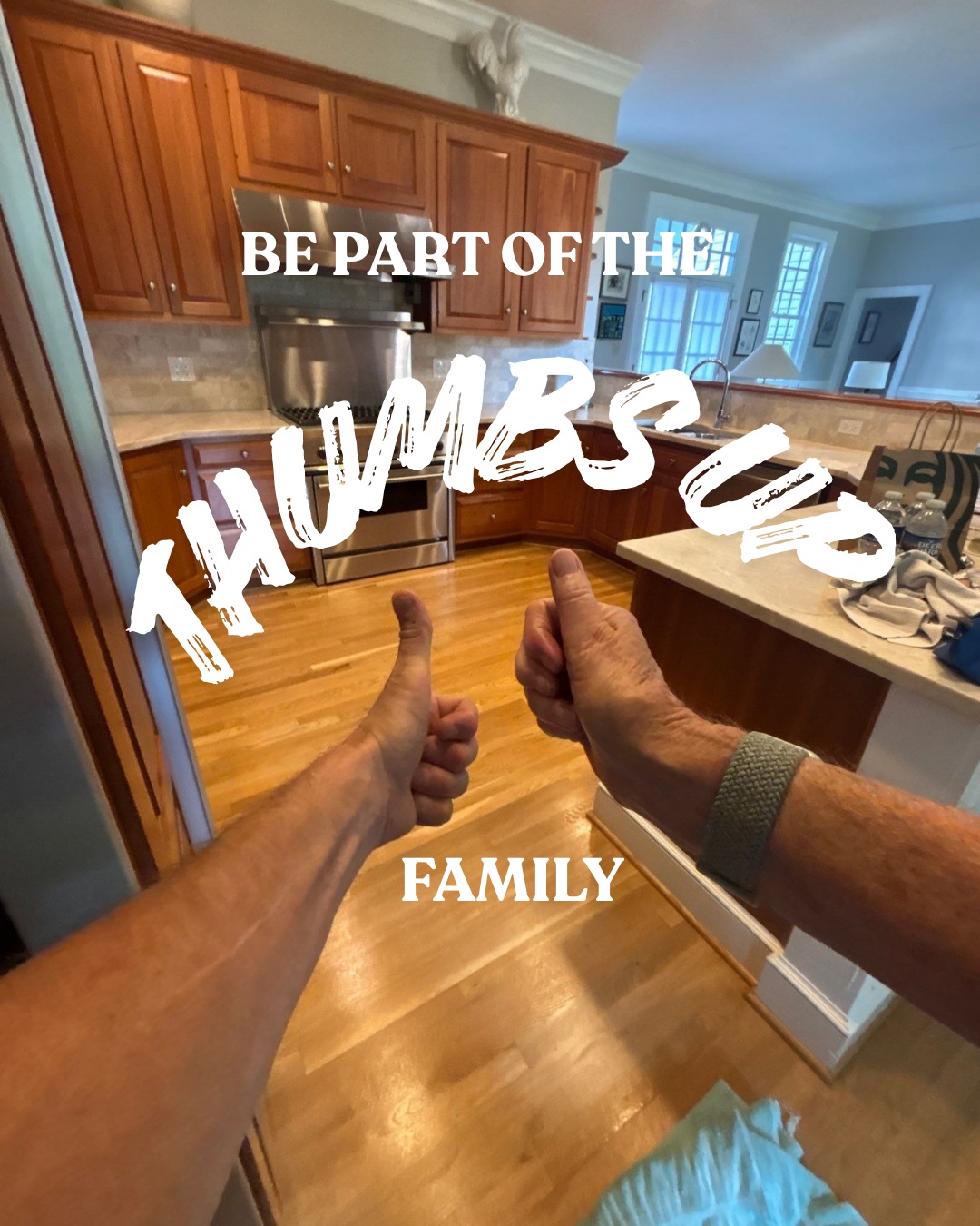 Great floors deserve great people behind them! 

When you choose Footprints Floors, you&rsquo;re not just a customer&mdash;you become part of our Thumbs Up Family! 

We&rsquo;re here to make your flooring experience easy, enjoyable, and five-star from start to finish.

Join the family. Get the Footprints experience. Give us a thumbs up! 
https://tinyurl.com/ftprntsflrsfrfx

