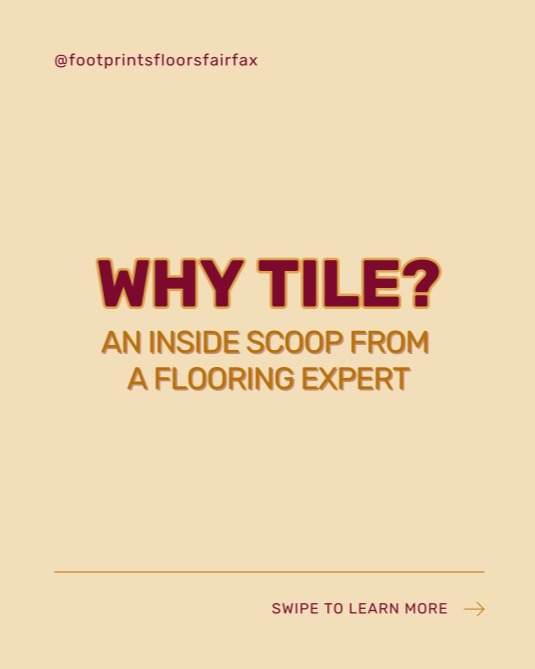 What's the 411 when it comes to tile floors?🤔

Tile is a premier material that has the ability to fit every type of style, from modern to classic to contemporary. 

The only downside? Tile is notorious for being tricky and messy to install, so make sure to contact us for expert installation.

Click the link in our bio to visit our website and schedule a free estimate or to learn more.
https://tinyurl.com/ftprntsflrsfrfx

