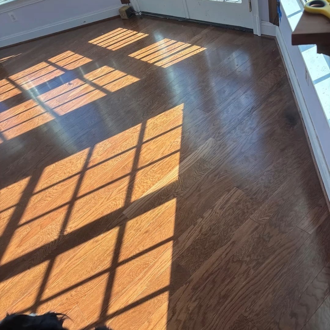 Now look at this carpet demolition and refinish, beautifully finished in just one day! That&rsquo;s Footprints Floors for you!

Start your own project today: https://tinyurl.com/ftprntsflrsfrfx


