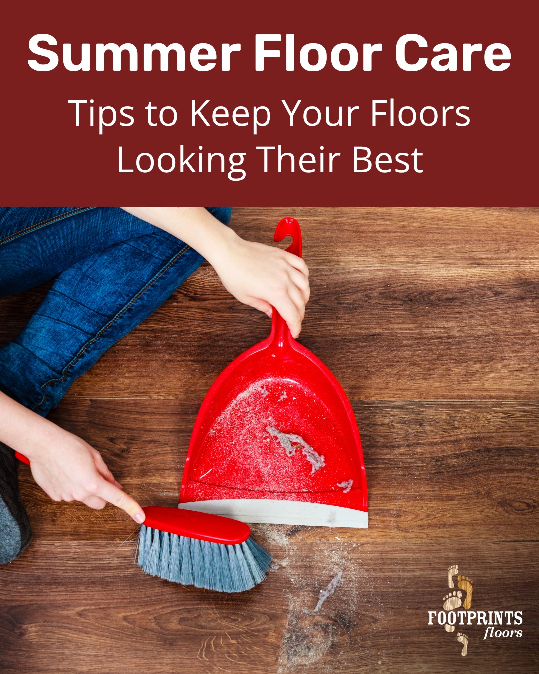 Summer is finally here! Are your floors ready for the season?

Between the heat, sand, moisture, and extra foot traffic, summer can be tough on your floors. Here are a few simple ways to protect them:

☀️ Use entry mats to catch sand and dirt
☀️ Sweep regularly to prevent scratches from debris
☀️ Wipe up water quickly after pool days and summer storms
☀️ Keep indoor temperatures consistent to help reduce hardwood movement

If your floors are showing signs of wear, Footprints Floors Holly Springs - Durham is here to help with repairs, refinishing, and more. Contact us today for a free estimate!

