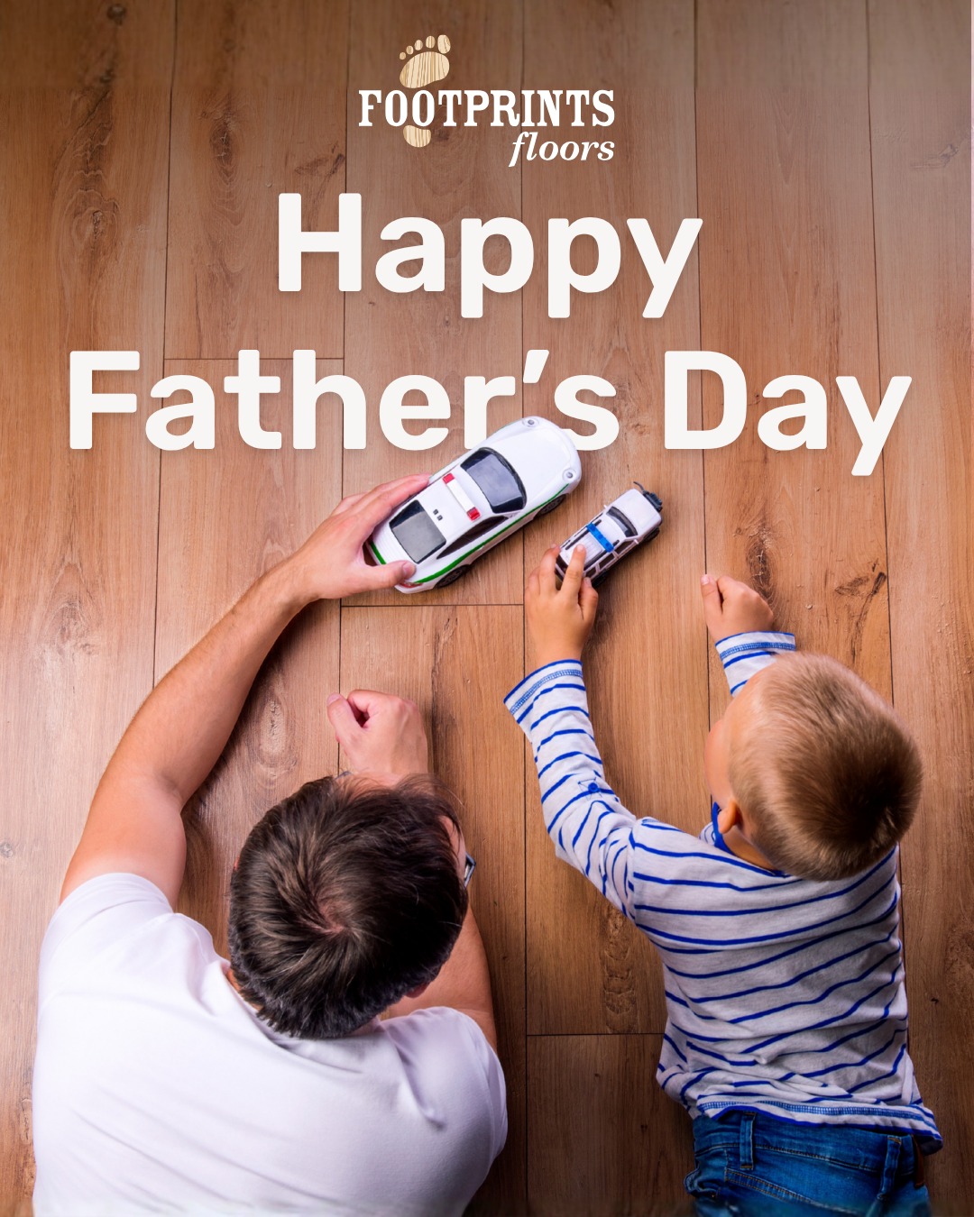 From all of us at Footprints Floors Holly Springs - Durham, Happy Father's Day! ❤️

Looking for a gift that lasts longer than a card? If a home update has been on Dad's wish list, Father's Day is the perfect occasion to make it a reality.

Restoring worn hardwood, replacing outdated flooring, or upgrading a staircase can instantly refresh the look and feel of a home and create a space the whole family can enjoy.

Schedule your free estimate today!

