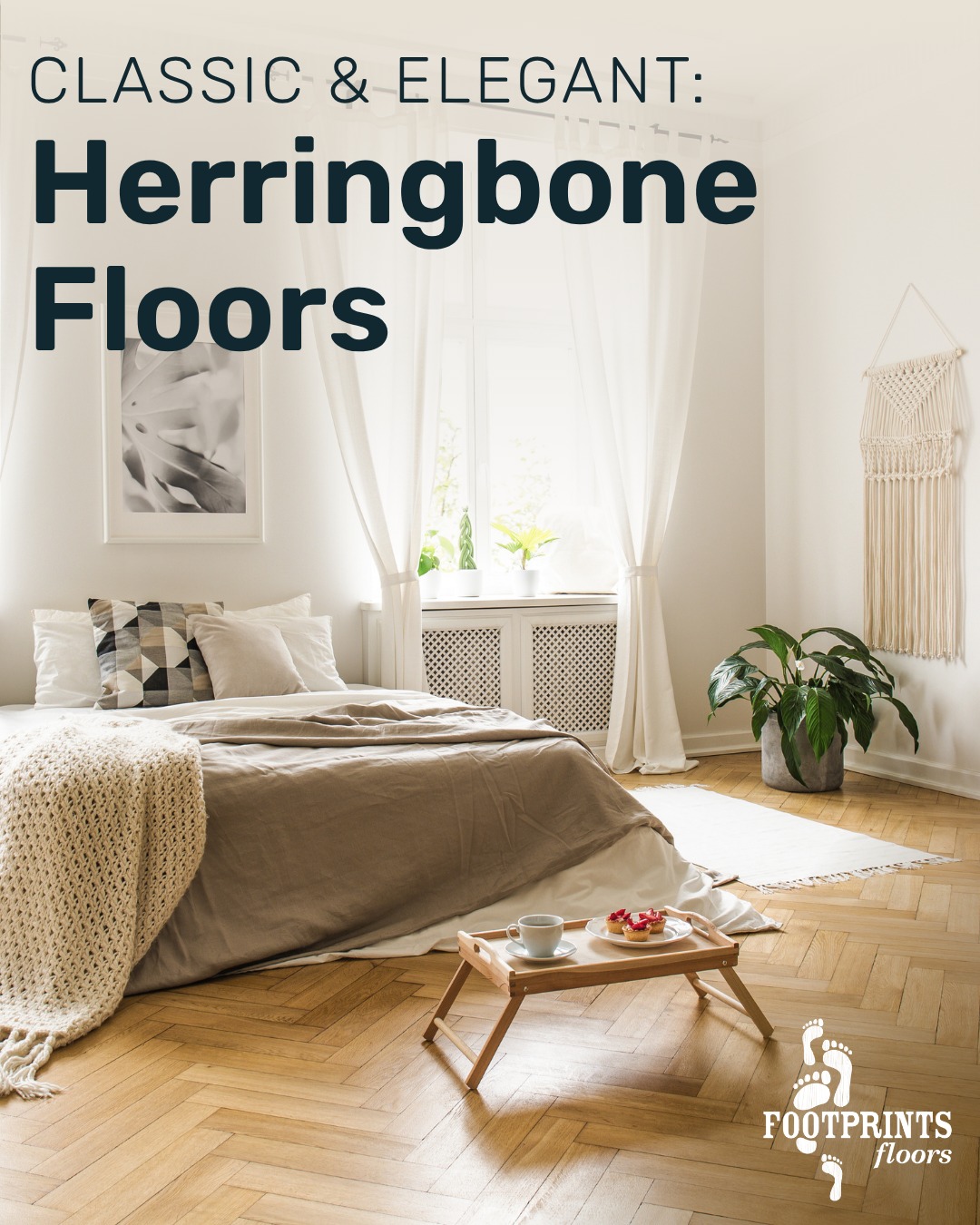 Looking for a flooring style that never goes out of fashion? ✨ Herringbone flooring combines timeless craftsmanship with eye-catching design.

Its signature zigzag pattern creates movement, highlights the natural beauty of the wood, and adds visual interest to any room. Herringbone works well in classic or contemporary spaces and has a high-end look that boosts property value.

Ready to upgrade your floors? Contact Footprints Floors Katy - Sugar Land to explore hardwood flooring options and find the perfect pattern for your home.👣

