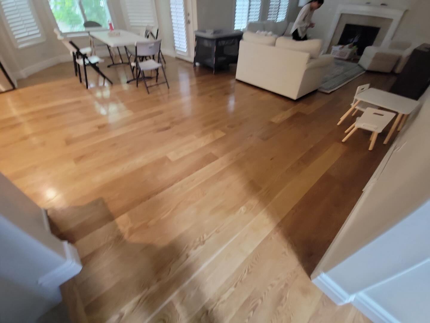 &ldquo;A fresh floor can transform an entire home. Proud of how this project turned out&mdash;clean, modern, and timeless. Craftsmanship you can see in every board.&rdquo;