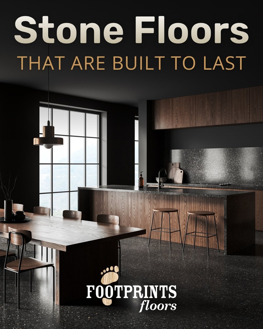 This week, we're shining the spotlight on stone flooring! 🪨
Natural stone has been used in homes for generations and remains a popular flooring choice today. Homeowners can choose from several stone types, each with a different look.
Here are some of the most common options:

🪨 Marble: Known for its distinctive veining
🪨 Slate: Naturally textured with rich colors
🪨 Travertine: Offers warm, earthy tones
🪨 Granite: A durable choice for busy households
At Footprints Floors Northern Utah, we take pride in helping homeowners update their spaces with professional stone flooring installation. Contact us today at 801-760-7572 to schedule your free estimate!
