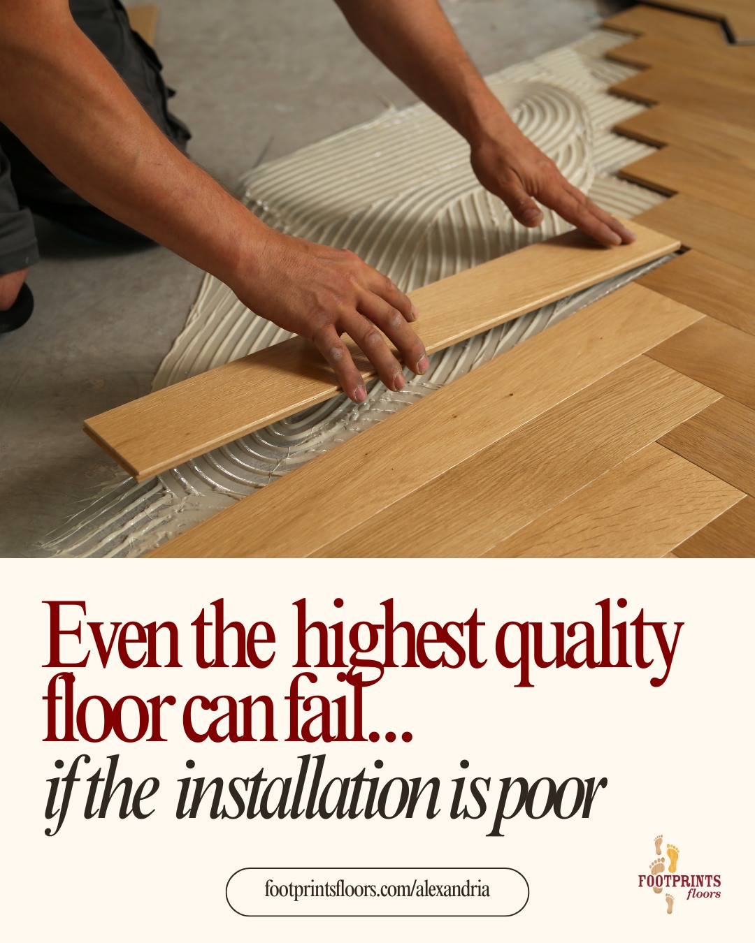 &ldquo;Even the highest quality floor can fail&hellip; if the installation is poor.&rdquo; 🛠️

Our team ensures proper leveling, moisture control, and long-lasting installation every time.

📲 Book your free estimate and get it done right&mdash;from the start!

 