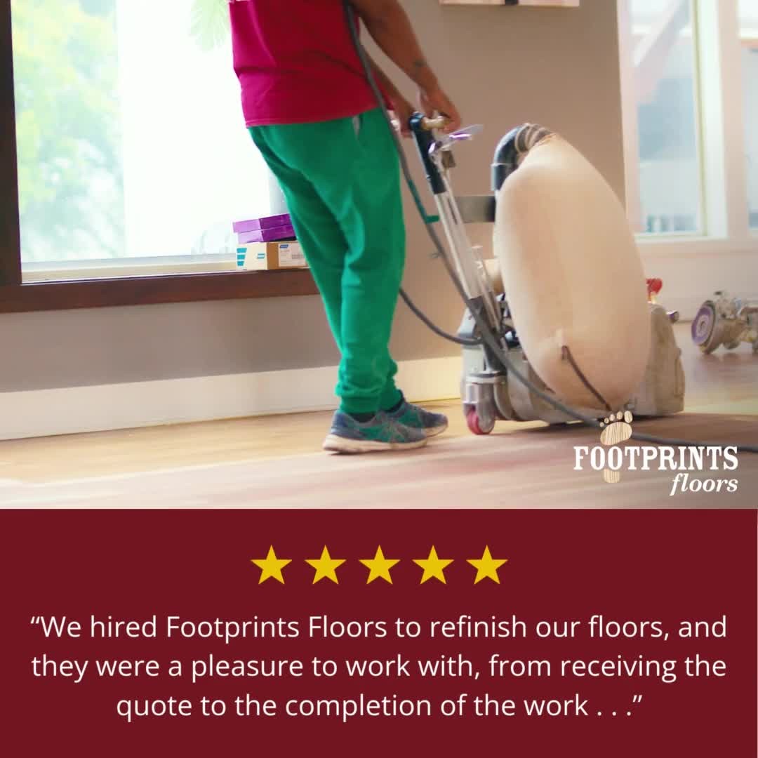 At Footprints Floors Tampa, we're committed to making every flooring project stress-free and beautiful. Here's what one homeowner had to say about their experience ⬇️

⭐️⭐️⭐️⭐️⭐️
We hired Footprints Floors to refinish our floors, and they were a pleasure to work with, from receiving the quote to the completion of the work. Great communication, fair price, and meticulous with all the little details. We highly recommend them. &ndash; Abigail C. *

Thank you, Abigail, for trusting us with your flooring needs. We're so glad you're happy with the results! ❤️

✨ Ready to love your floors again? Visit https://footprintsfloors.com/tampa to book your 5-star service today!

* Shared from our community *

