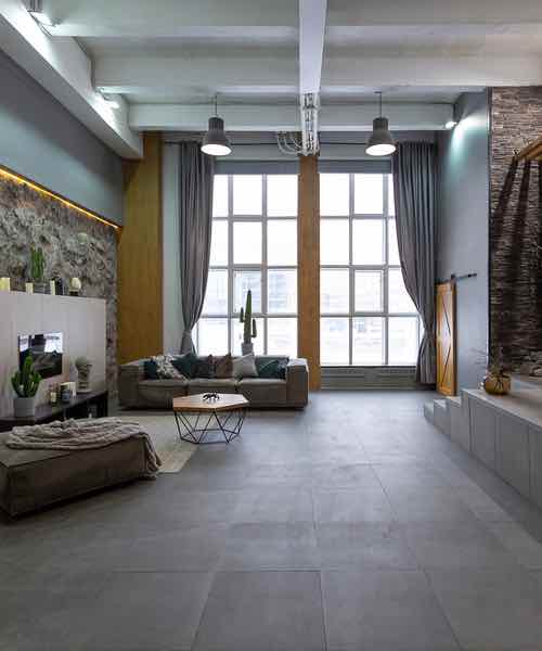Gray stone is a clean, sleek, look for modern homes. 