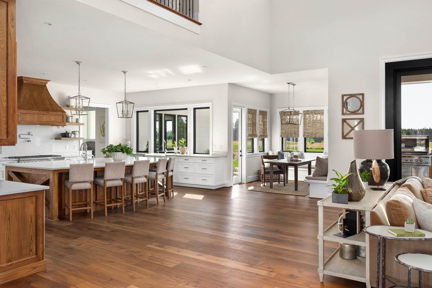 Footprints Floors flooring contractors in your local area, CO installing new hardwood flooring.